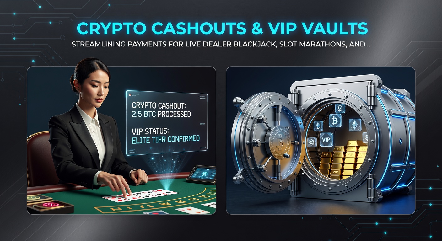 VIP vault dashboard on a sleek interface, displaying cryptocurrency balances, transaction history, and security features for elite online gamblers engaged in blackjack and sports betting