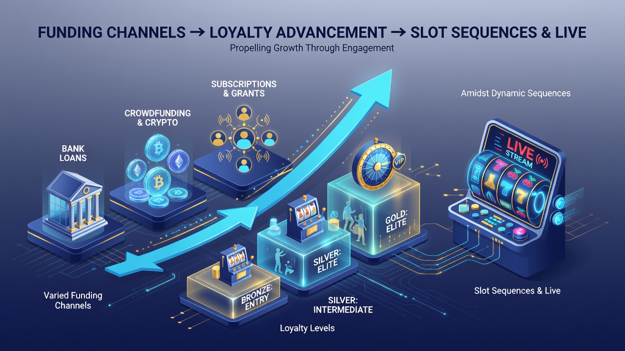 Diagram showing payment integration across loyalty levels in slots and live sports betting