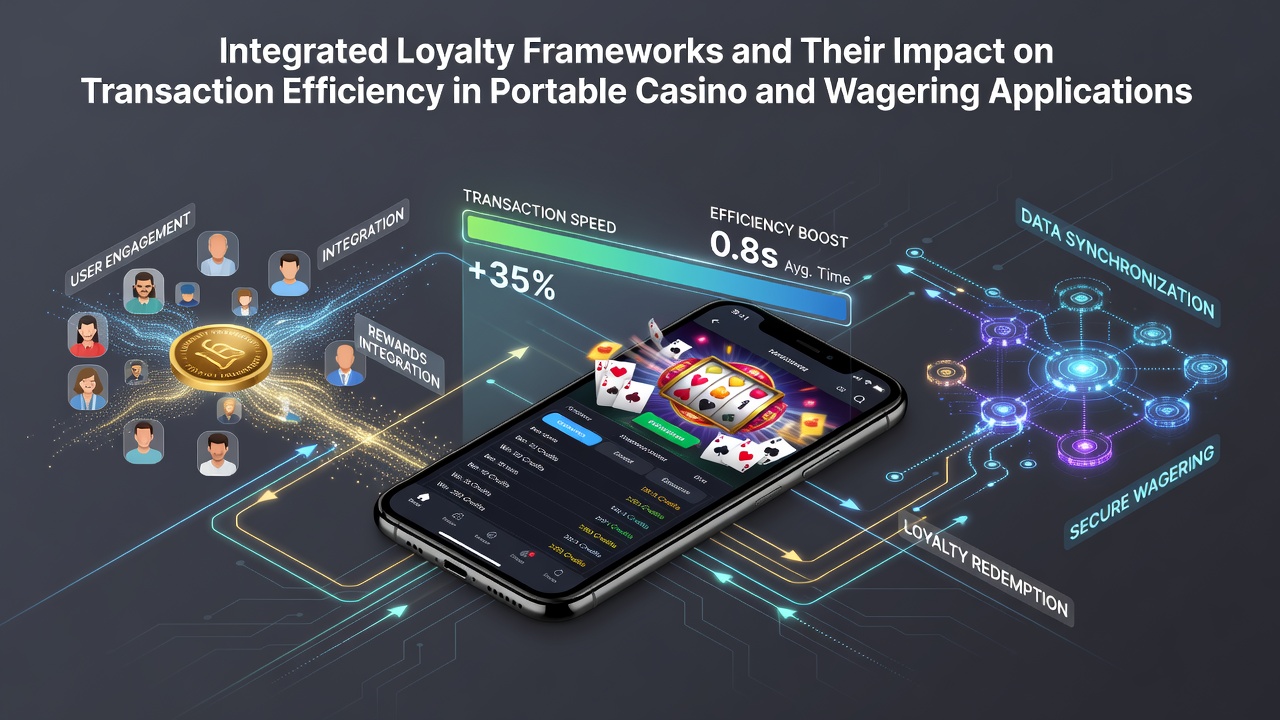 Mobile casino app interface showing integrated loyalty points and instant transaction confirmations
