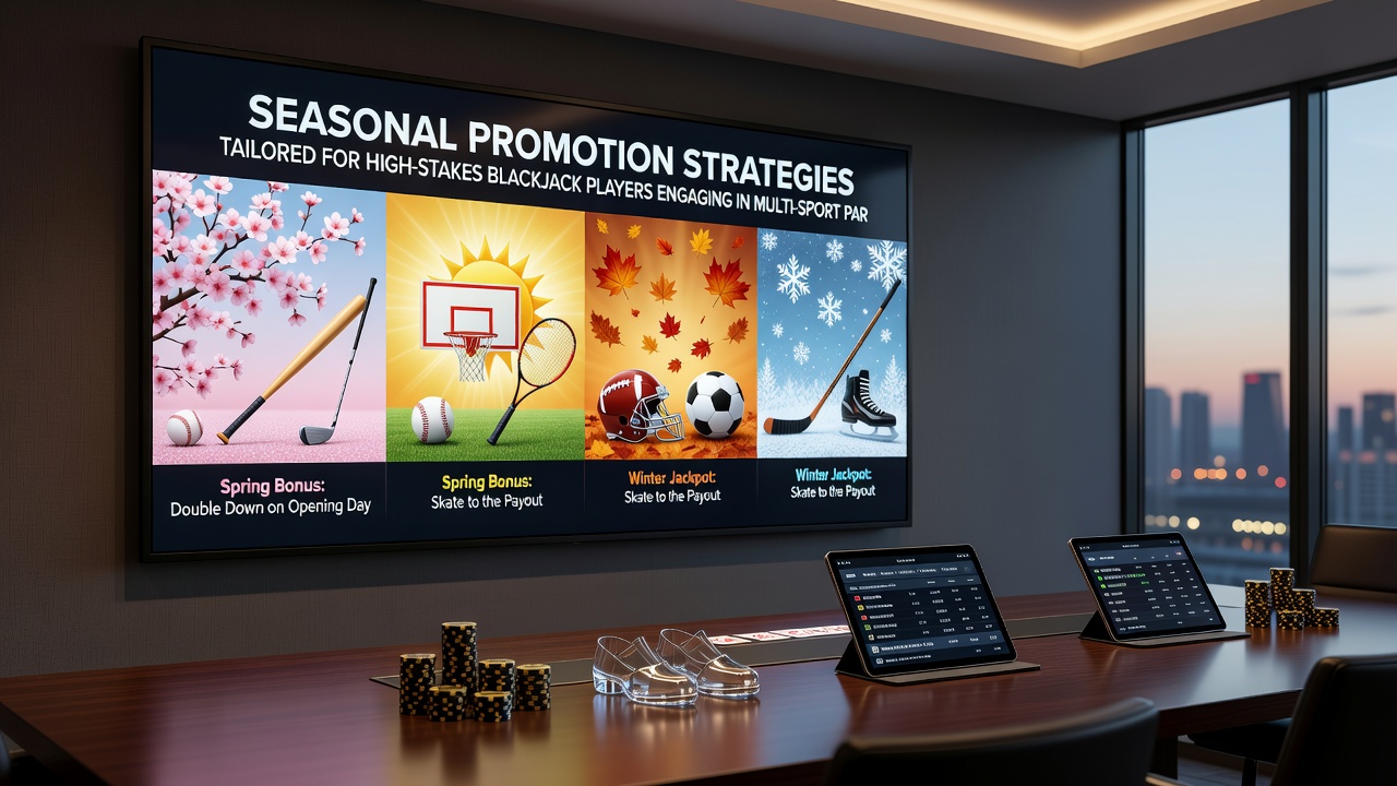 High-stakes player reviewing combined blackjack and parlay rewards on a mobile device during a seasonal campaign
