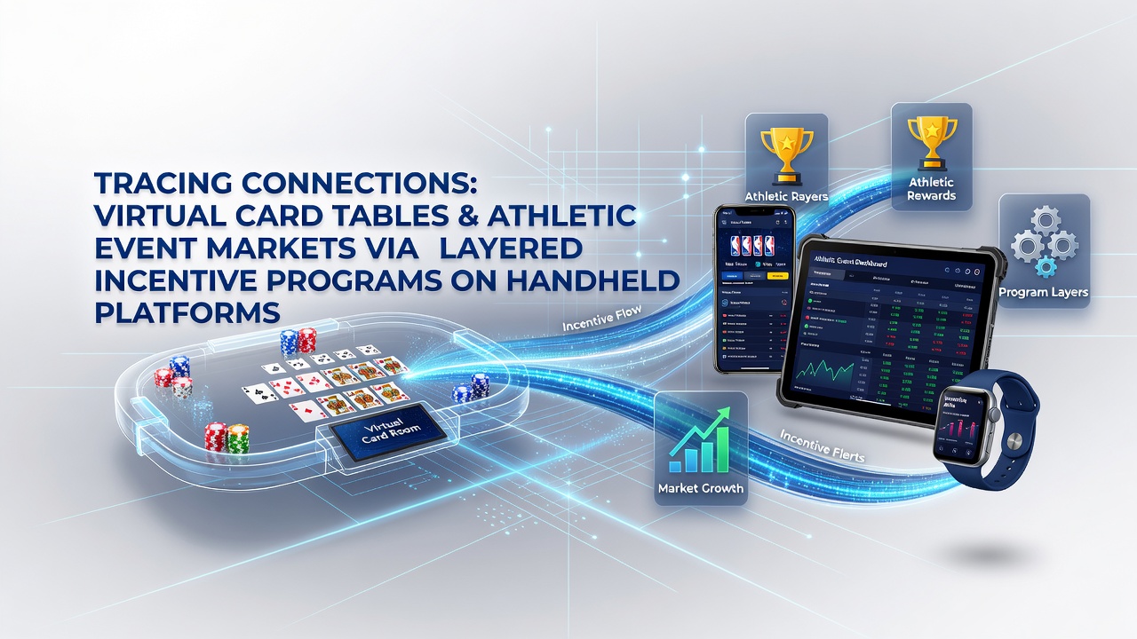 Mobile app interface displaying integrated virtual card tables and athletic event betting options with layered reward indicators