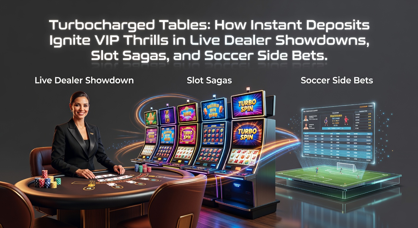 Vibrant live dealer table with turbocharged deposit notifications overlay, capturing teh rush of instant VIP action in a high-stakes showdown